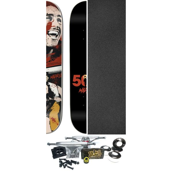 Madrid Skateboards Texas Chainsaw Massacre Hitcher Skateboard Deck - 8.5" x 32.5" - Complete Skateboard Bundle